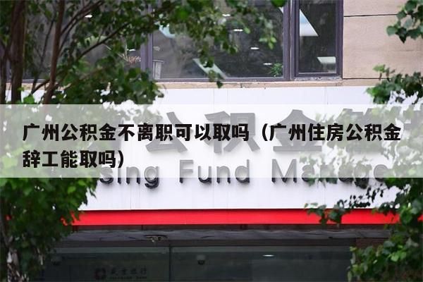 湖州公积金不离职可以取吗（湖州住房公积金辞工能取吗）